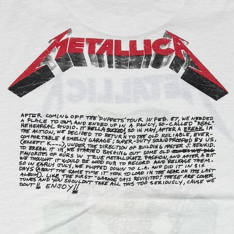 METALLICA CARSH COURSE IN BRAIN SURGERY SPRING FORD XL 3490