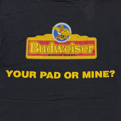 Budweiser 3FROGS YOUR PAD OR MINE ? TULTEX LARGE 4333