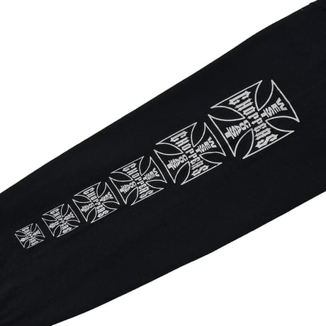 WEST COAST CHOPPERS IRON CROSS WHITE LS ALSTYLE XL 8176