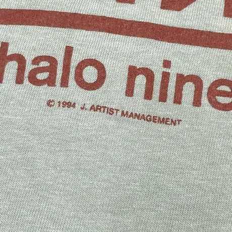 NINE INCH NAILS 1994 HALO TEE GREEN HANES XL 0235