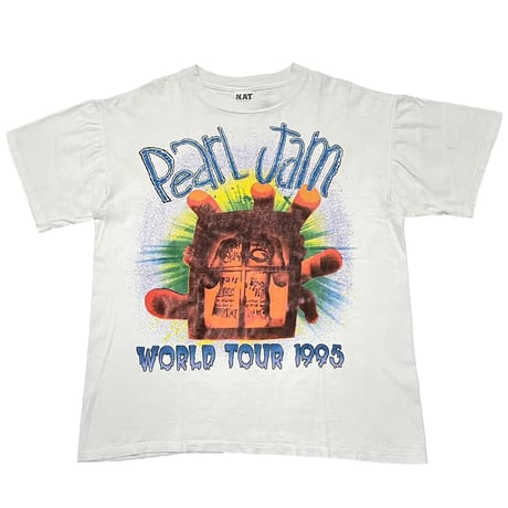 PEARL JAM WORLD TOUR LIVE IN CONCERT 1995 WHITE XL 1790