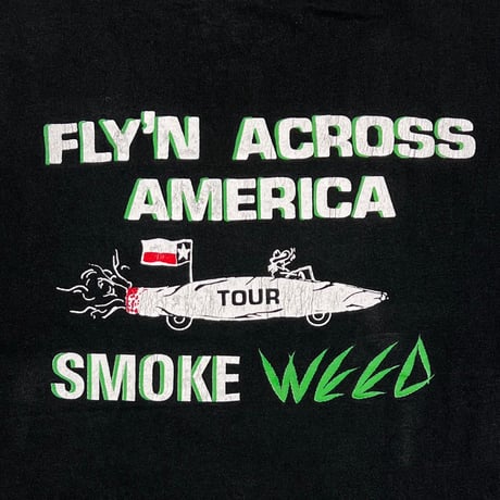 PANTERA 1991 FLY'N ACROSS AMERICA TOUR SMOKE WEED BACKSTAGE PASS HANES XL 3511