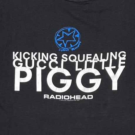 RADIOHEAD 1997 PARANOID ANDROID PIGGY LARGE BUT FITS XL 5896