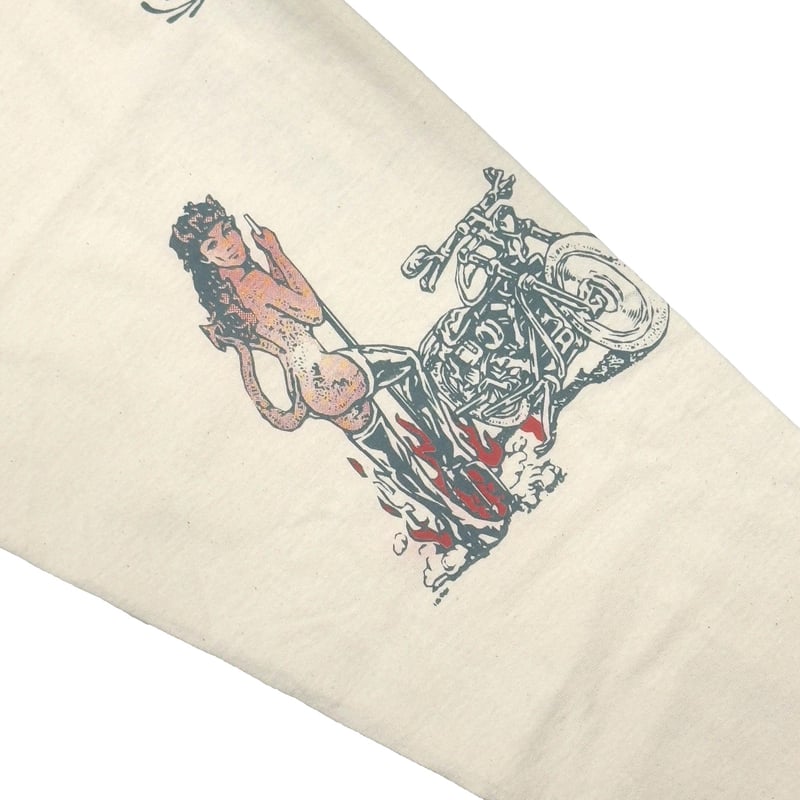 トップス DENNIS RODMAN TATTOO LS NATURAL LARGE トップス DENNIS