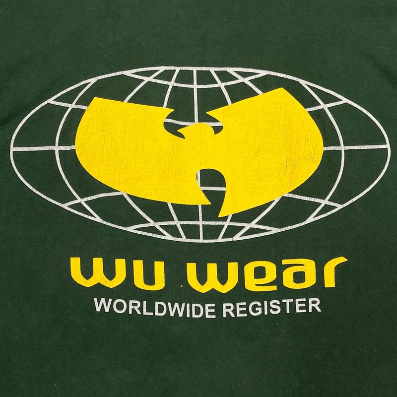 WU-TANG CLAN WUWEAR WORLDWIDE REGISTER GREEN YE