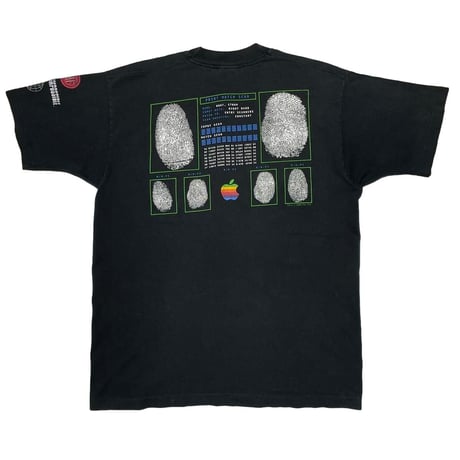 APPLE MISSION IMPOSSIBLE FINGERPRINT SCAN TEE FRUIT OF THE LOOM LARGE 1664