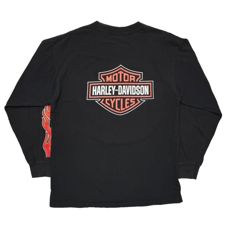 HARLEY DAVIDSON UNTAMED TIGER FLAME BACK EMBLEM LS XL 6132
