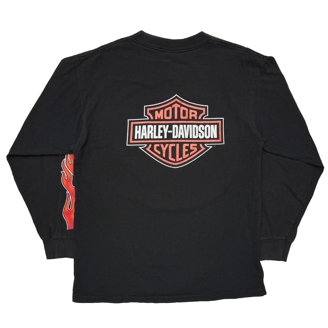 HARLEY DAVIDSON UNTAMED TIGER FLAME BACK EMBLEM