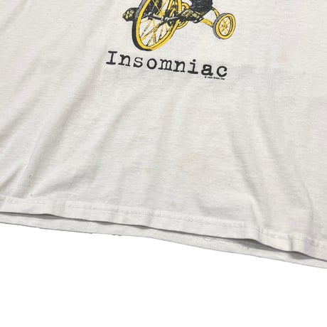 GREEN DAY INSOMANIAC TOUR 1995 RINGER WHITE LARGE 6553
