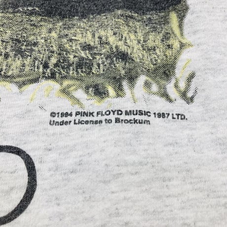 PINK FLOYD DIVISION BELL NORTH AMERICAN TOUR 1994 HOODED LS TEE GREY BROCKUM XL 3480