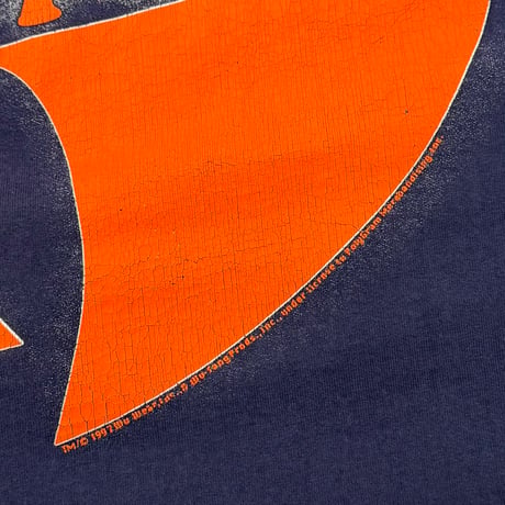 WU-TANG CLAN 1997 ORANGE EMBLEM LOGO NAVY POLYGRAM XL 3571