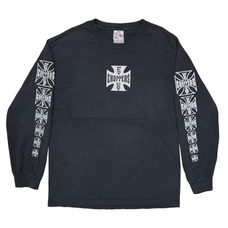 WEST COAST CHOPPERS IRON CROSS LS BLACK ALSTYLE LARGE 4928