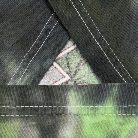 GRATEFUL DEAD 1996 SKULL & CROSS TIE DYE GREEN DELTA XL 0576