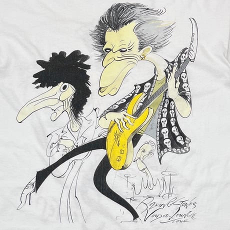 ROLLING STONES 1994 Gerald Scarfe WHITE BROCKUM LARGE 6865