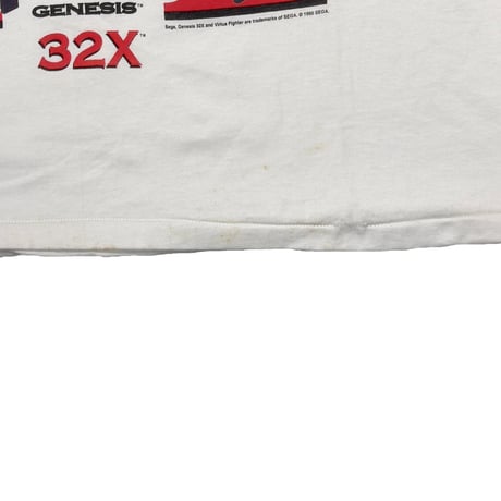 VIRTUA FIGHTER 1995 CHARACTAR PROMO WHITE HANES XL 0582
