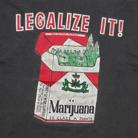 OLD&VINTAGE MARIJIANA 1993 LEGALIZE IT! HANES XL 0710