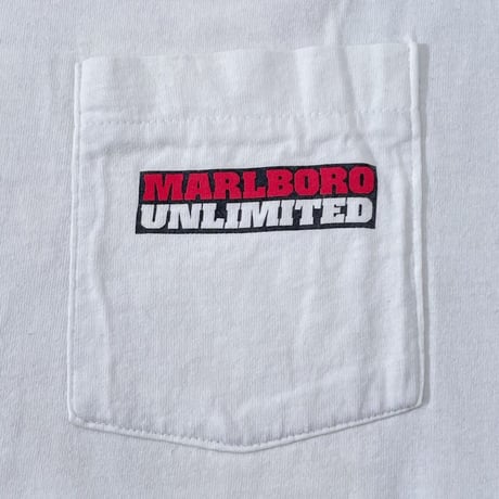 Marlboro HORSE CREEK POCKET TEE WHITE FRUIT OF THE LOOM XL 5