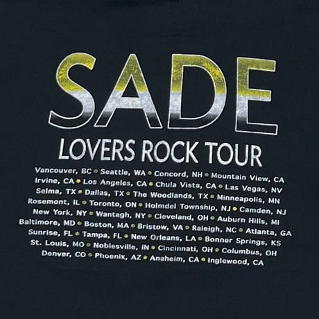 SADE LOVERS ROCK TOUR BRAVADO MEDIUM 2561