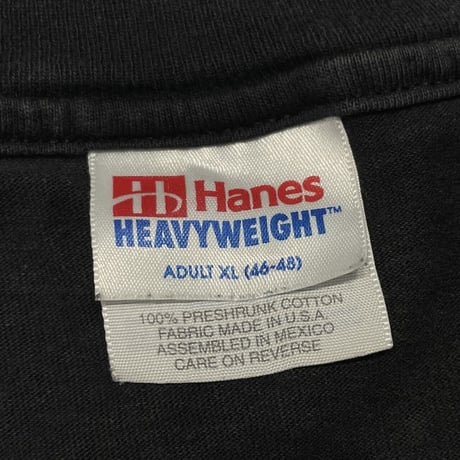 OLD & VINTAGE GUN SHOT SMILE HANES XL 6887