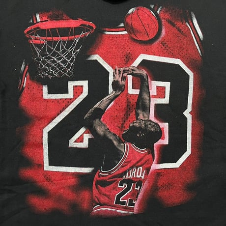 MICHAEL JORDAN RAP DESIGN SEWAT HOODIE BLACK LARGE 3685