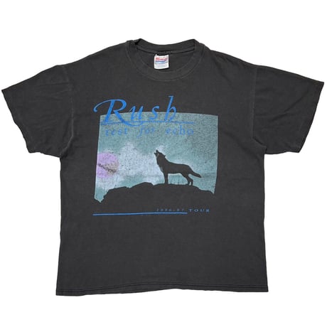 RUSH 1996-1997 TEST FOR ECHO TOUR BLACK HANES LARGE 4972