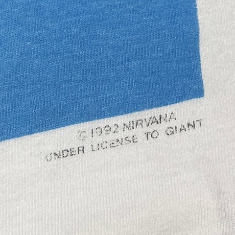 NIRVANA NEVERMIND WHITE ANVIL LARGE 8074