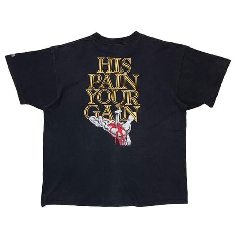 LORD'S GYM 1990 BENCH PRESS GYM! THE SIN OF THE WORLD DELTA XXL 7858