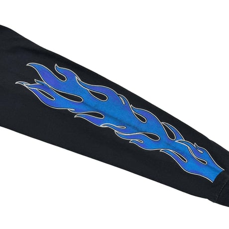 HARLEY DAVIDSON 	BLUE EMBLEM MILWAUKEE, WI ARM FLAME LS LARGE 2907