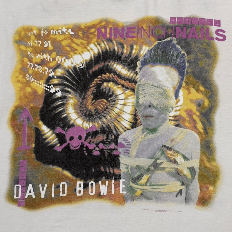NINE INCH NAILS x DAVID BOWIE 1995 BROCKUM LARG NINE INCH NAILS x DAVID BOWIE 1995 BROCKUM LARG