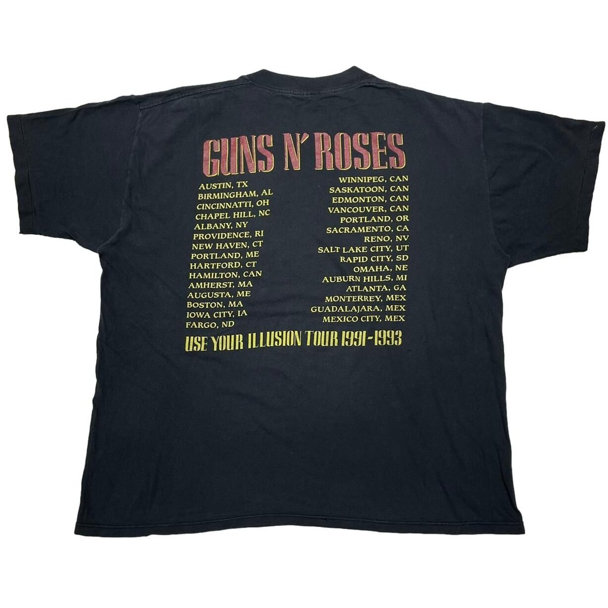 GUNS N' ROSES BAD APPLES USE YOUR ILLUSION TOUR