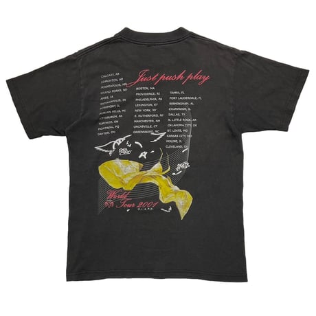 AEROSMITH SORAYAMA JUST PUSH PLAY TOUR 2001 FITS MEDIUM 3814