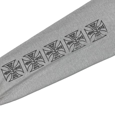 WEST COAST CHOPPERS IRON CROSS LS ASH GREY XL 8572