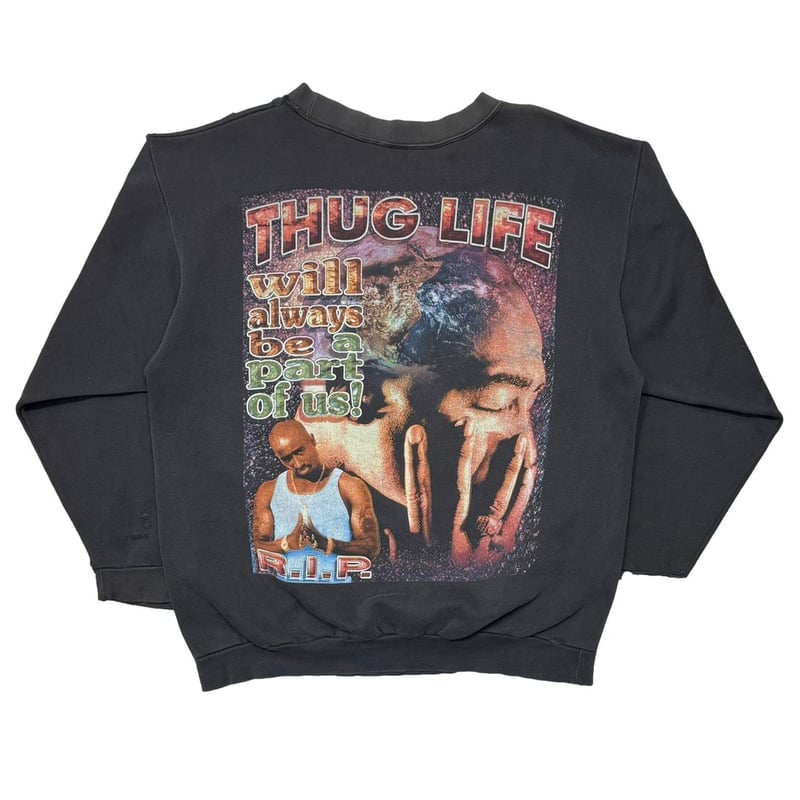 トップス 2PAC MEMORIALMAKAVELI RAPSHIRTBAYCLUB XL 2PAC IN MEMORY OF TUPAC SHAKUR CREWNECK SWEAT I