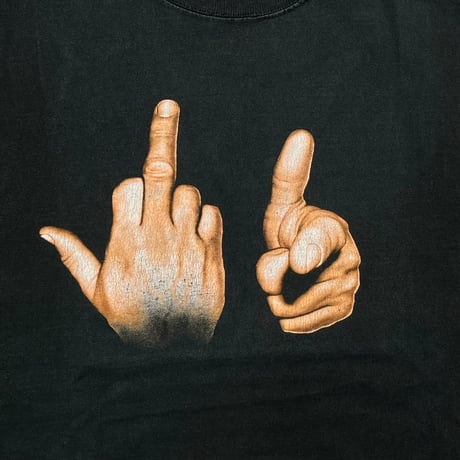 OLD & VINTAGE FUCK YOU HAND SIGN DELTA LARGE 3990