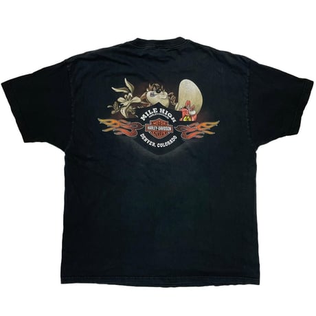 LOONEY TUNES TAZMANIAN DEVIL HARLEY DAVIDSON PRIDE TEE BLACK XL 6587