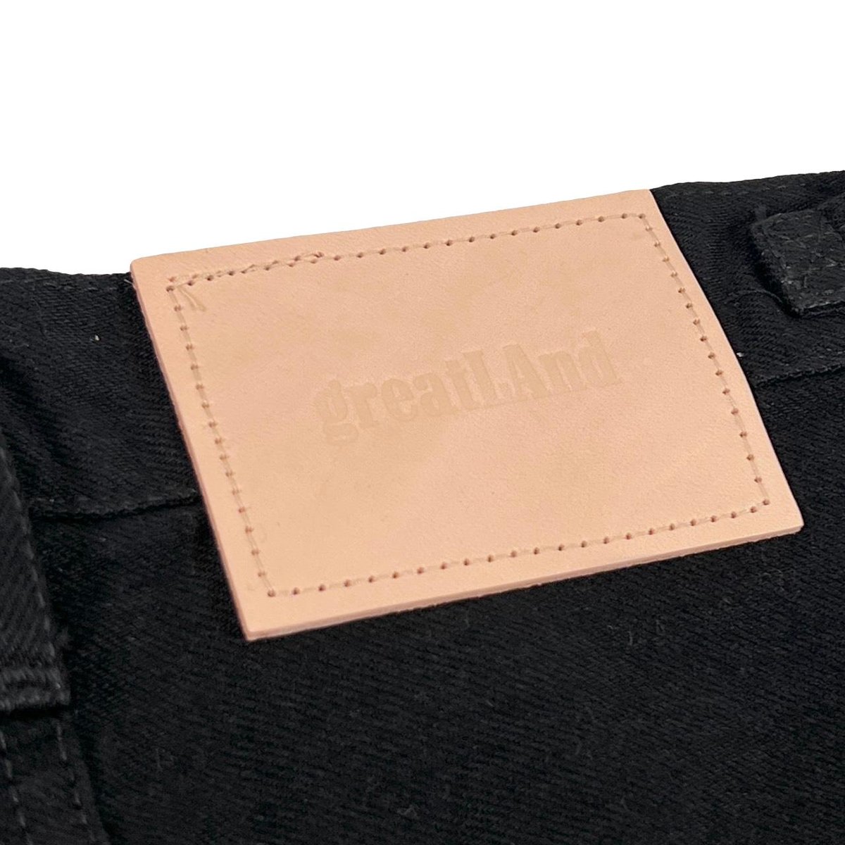 greatLAnd ORIGINAL LOGAN BLACK DENIM PANT DESTR