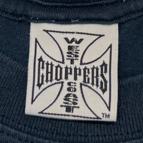WEST COAST CHOPPERS IRON CORSS LONG BEACH CA SS BLACK XL 6707