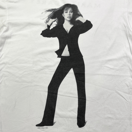 MARIAH CAREY 1996 DAYDREAM MONOCHROME WHITE FITS LARGE 7017