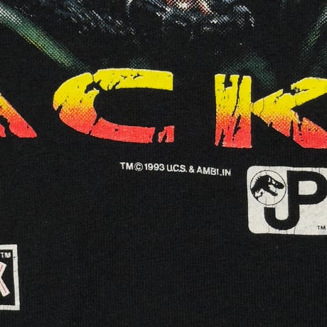 JURASSIC PARK RAP ATTACK FRUIT OF THE LOOM XL 8536