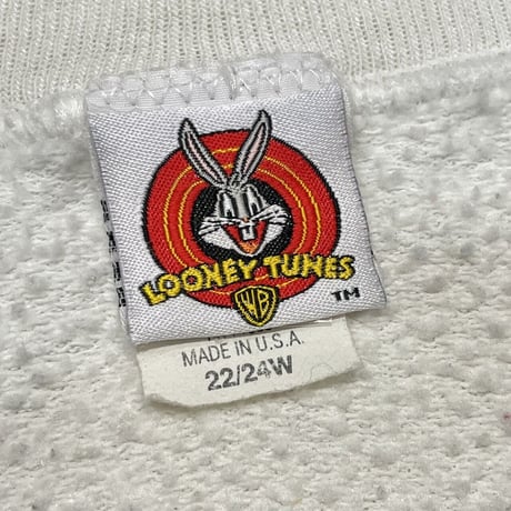 LOONEY TUNES WHAT PARF OF NO DON'T YOU UNDERSTAND? CREWNECK SWEAT  FITS XL 1416