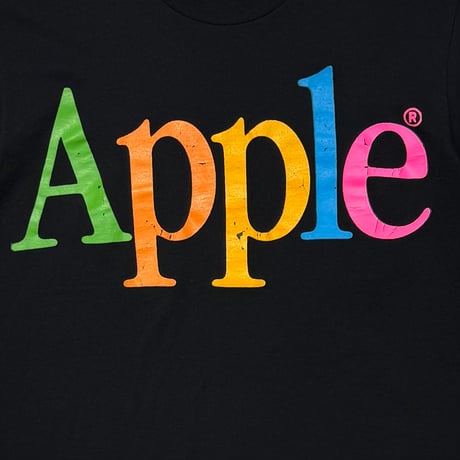 Apple MULTI COLOR BIG LOGO SLEEVE T.J. BUSINESS SYSTEMS FRUIT OF THE LOOM LARGE 3980
