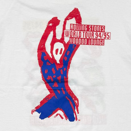 THE ROLLING STONES VOODOO LOUNGE FLAG TONGUE WHITE BROCKUM XL 2973