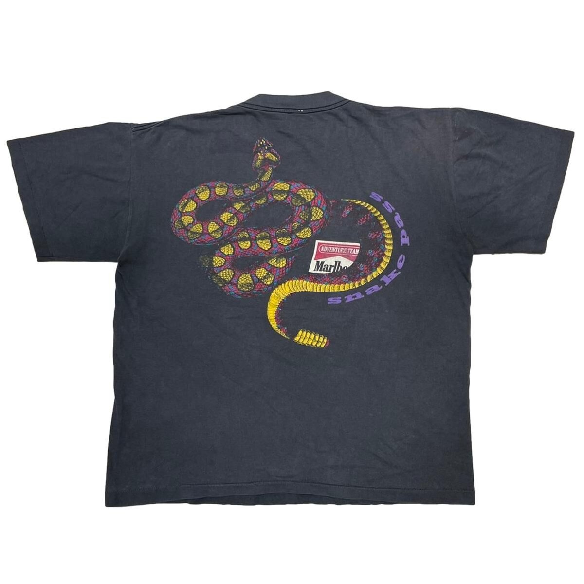 Marlboro snake pass フェード ヴィンテージ Marlboro SNAKE PASS POCKET TEE FITS XL 0683 | g