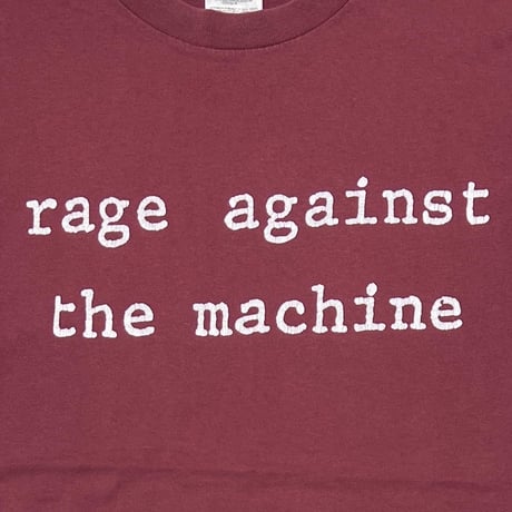 RAGE AGAINST THE MACHINE MOLOTOV BURGUNDY TULTEX XL 0172