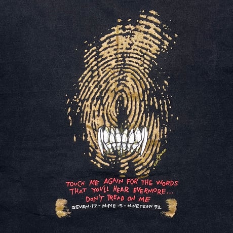 METALLICA PUSHEAD DONT' TREAD ON ME BROCKUM XL 0639