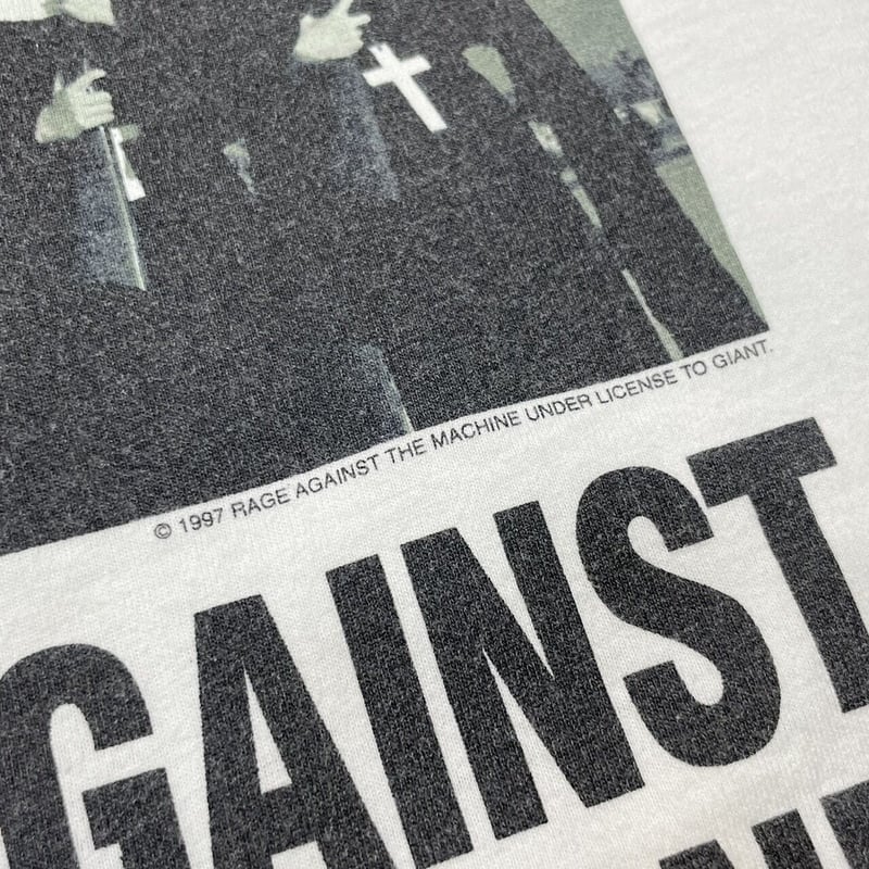 RAGE AGAINST THE MACHINE NUNS & GUNS WHITE GIAN