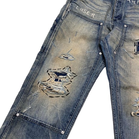 greatLAnd ORIGINAL HATE WORK DOUBLE KNEE DENIM PANT