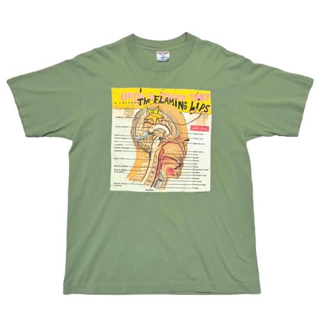 FLAMING LIPS UFO'S IN CHINA 1987 SAGE GREEN SOFTEE XL 9337