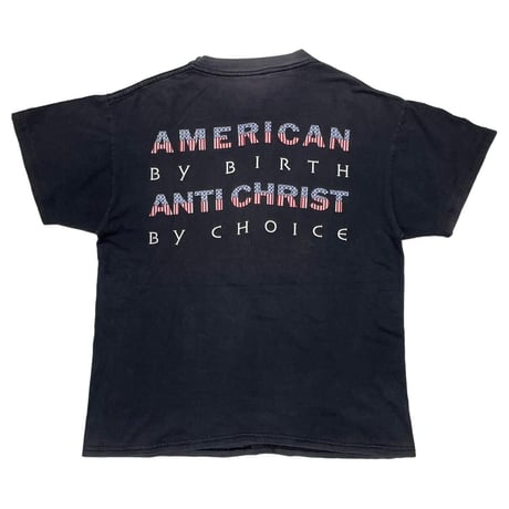 MARILYN MANSON AMERICAN BY BIRTH ANTI CHRIST BY CHOICE TULTEX LARGE 1102