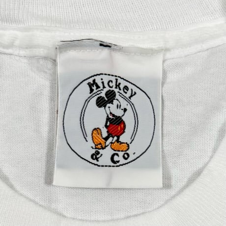 DISNEY VINTAGE MICKEY MOUSE KISS MARKS WHITE FITS LARGE 0241